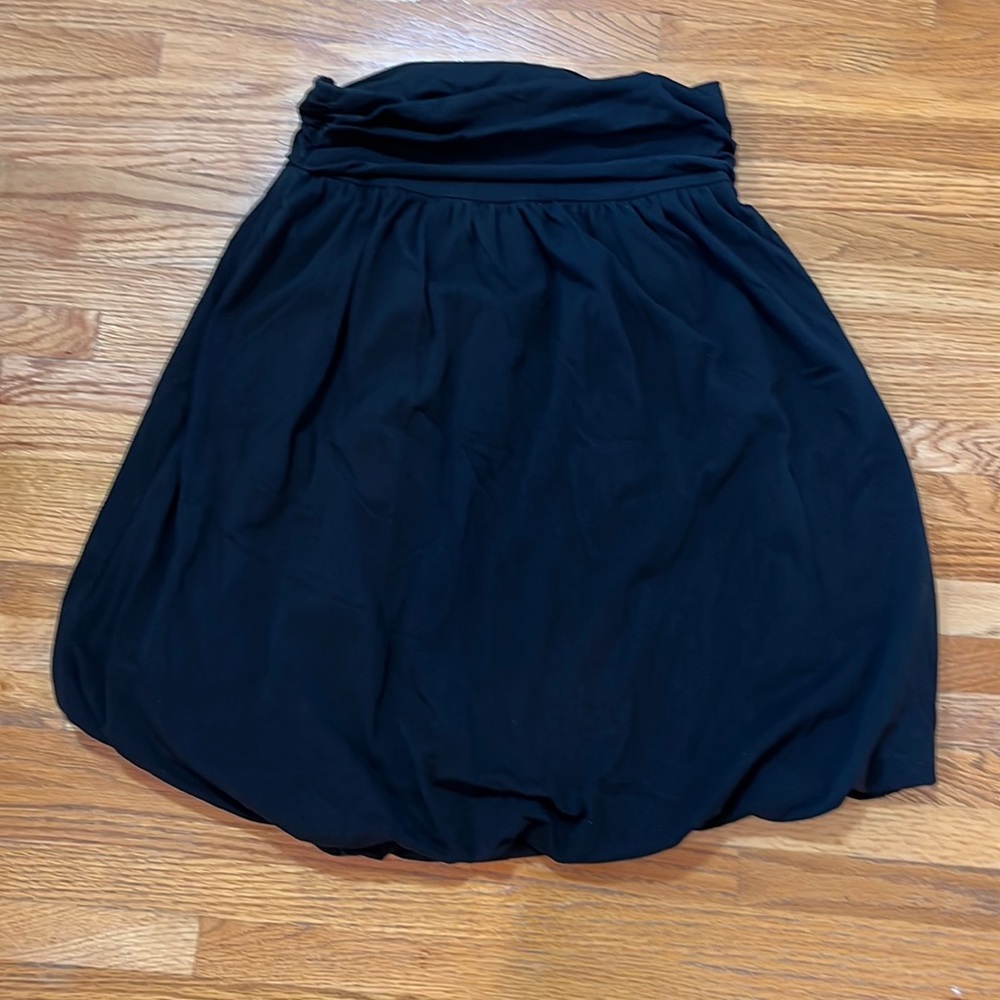 Poofy black circle skirt